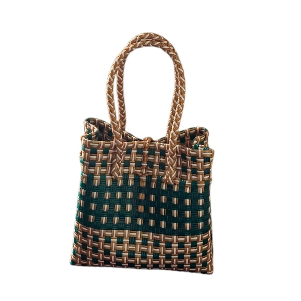 New Bold‎ Handwoven Recycled Small Tote Bag